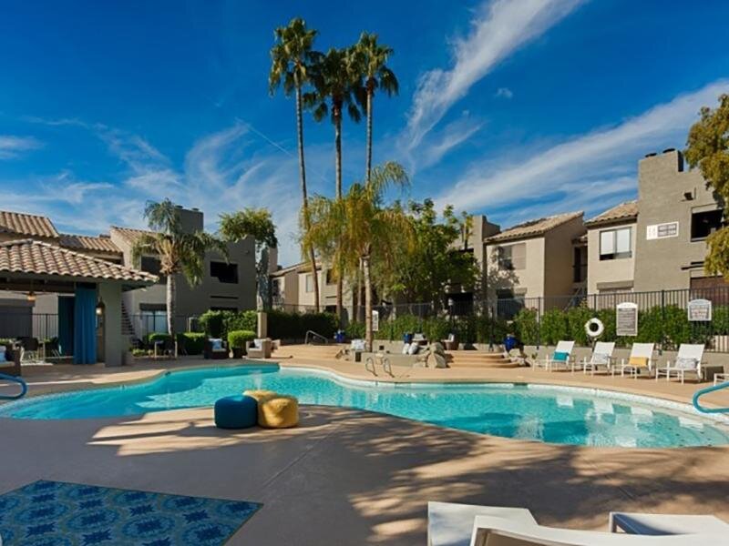Shimmering Pool | Cabrillo Apartments in Scottsdale, AZ