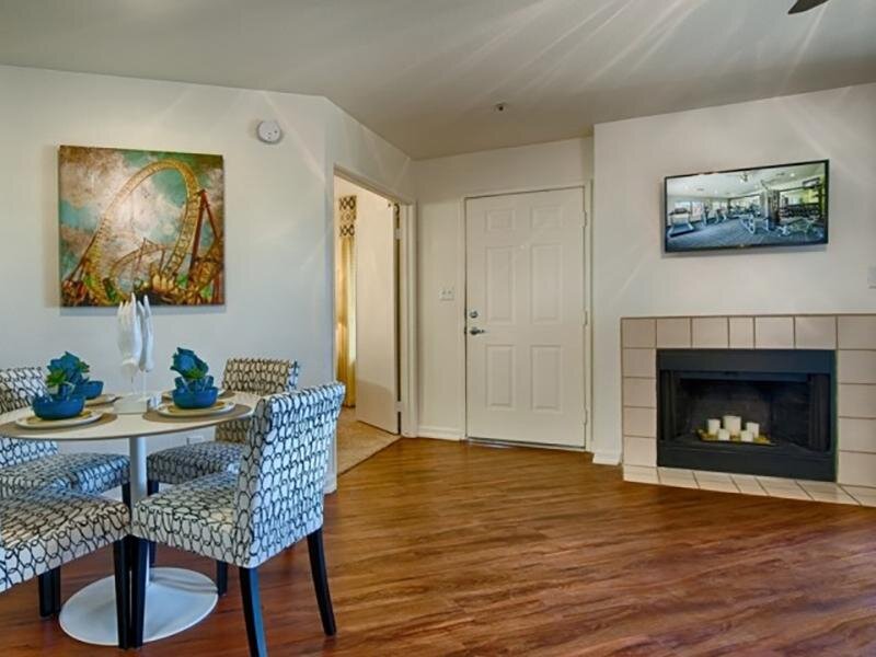 Fireplace | Cabrillo Apartments in Scottsdale, AZ