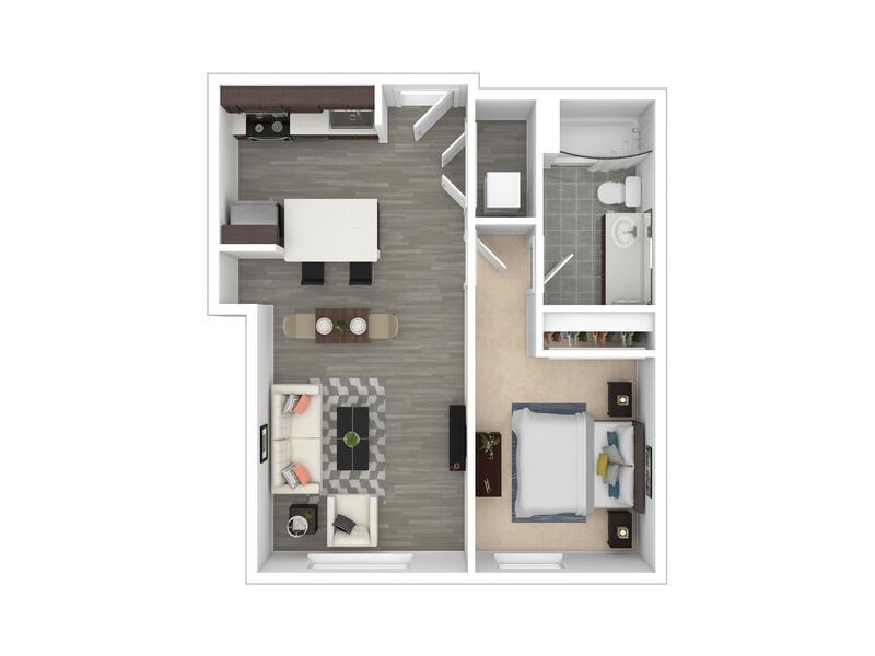 A3 Floor Plan at Agave 350 Apartments
