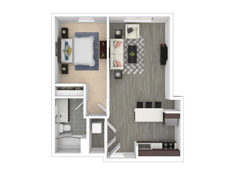A3L Floor Plan at Agave 350 Apartments