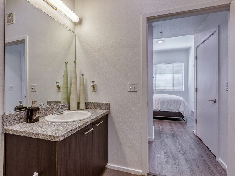 Bathroom | Agave 350 Apartments in Tucson, AZ