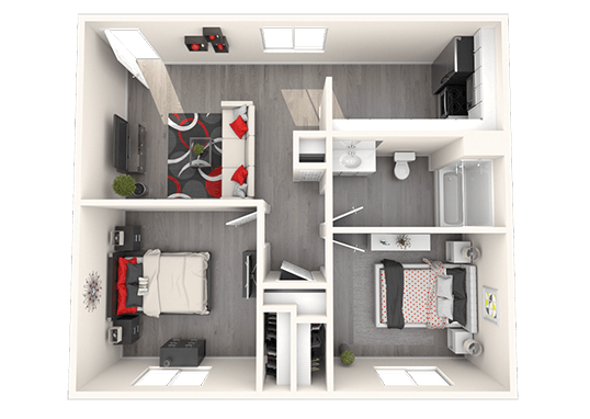 Floorplan for Portola at Papago Apartments