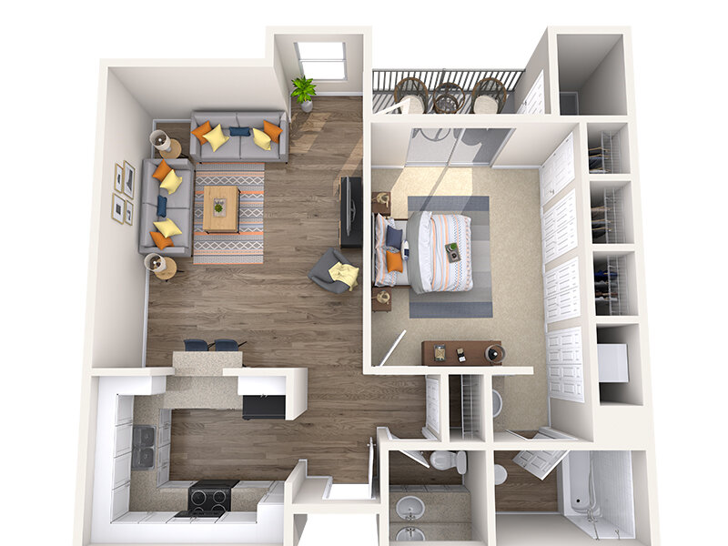 1 Bedroom 1 Bathroom