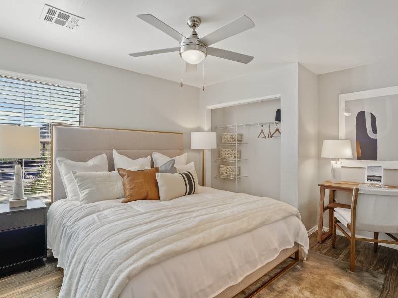 Bedrooms with Ceiling Fans | Sonoran Reserve