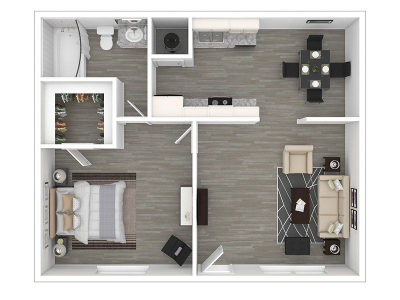 Yosemite FULL RENOVATION Floorplan at Ponderosa Park