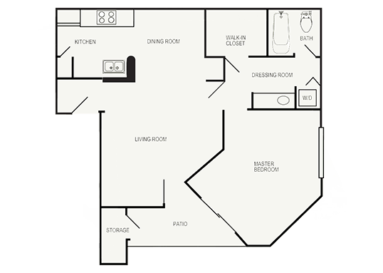 Floorplan for Val Vista Gardens Apartments
