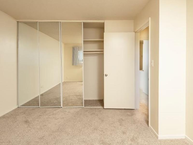 Closet in Bedroom | Newell Vista Apartments in Walnut Creek, CA