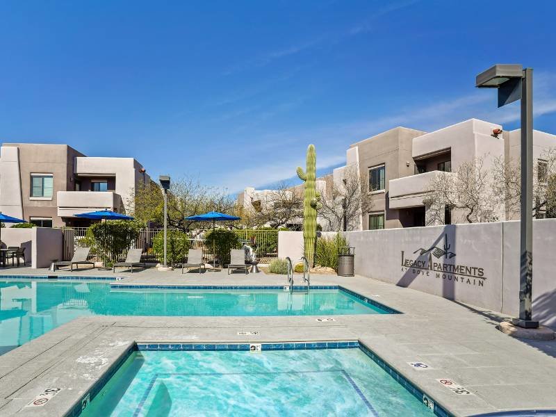 Spa and Pool | Legacy Apartments at Dove Mountain