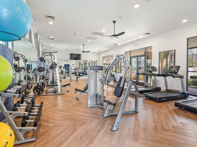 Fitness Room | Parc at South Mountain