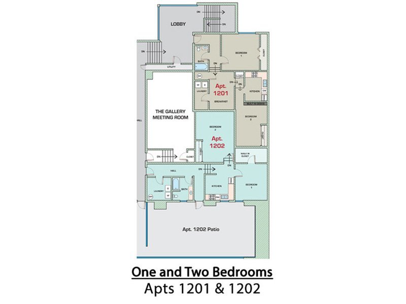 View floor plan image of 2 Bedroom 966 apartment available now