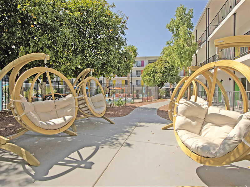 Outdoor Seating | Sahara Apartments in Tucson, AZ