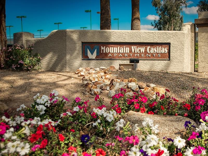 Welcome Sign | Mountain View Casitas in Phoenix, AZ