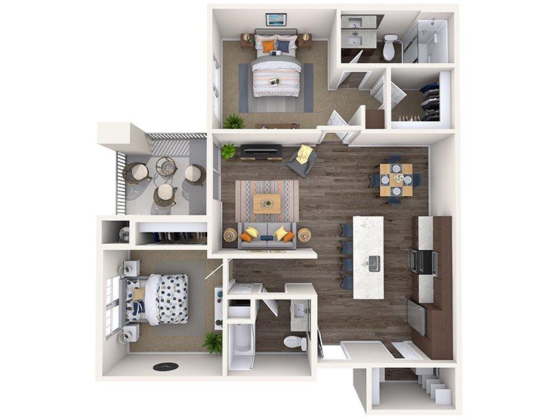 Copper Falls Apartments Floor Plan B1
