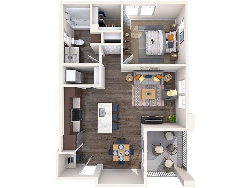 View floor plan image of L1 apartment available now
