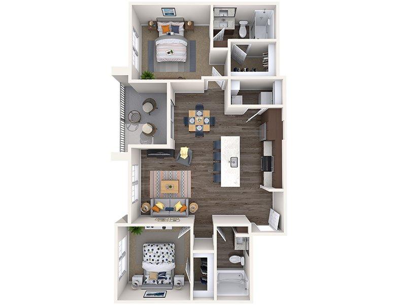 Copper Falls Apartments Floor Plan L2
