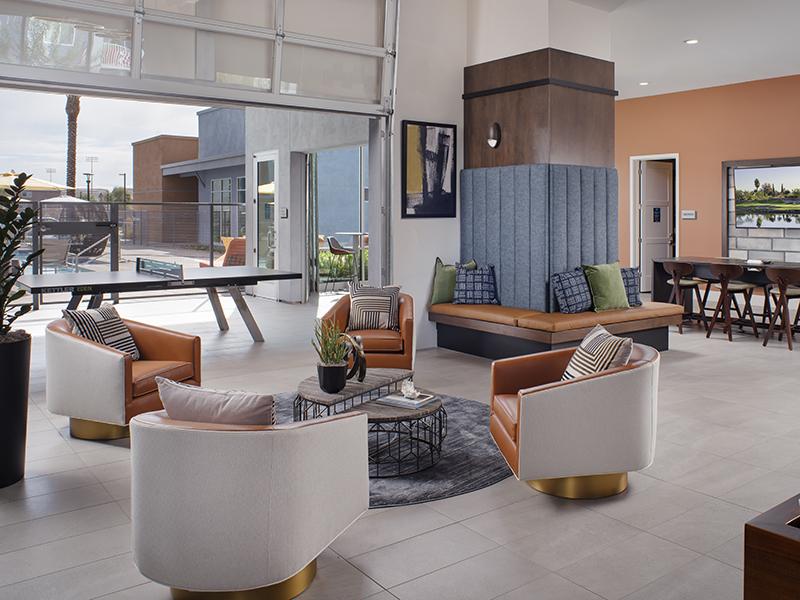 Clubhouse Lobby | Copper Falls Apartments in Glendale, AZ