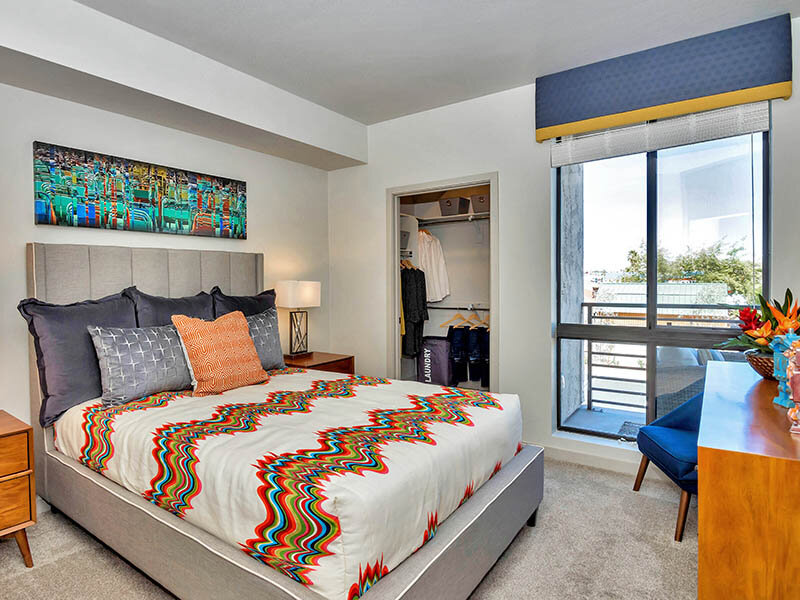 Bedroom | The Curve at Melrose Apartments in Phoenix, AZ