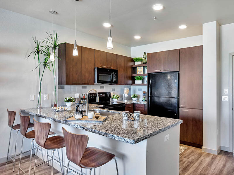 Large Kitchen | The Curve at Melrose Apartments in Phoenix, AZ