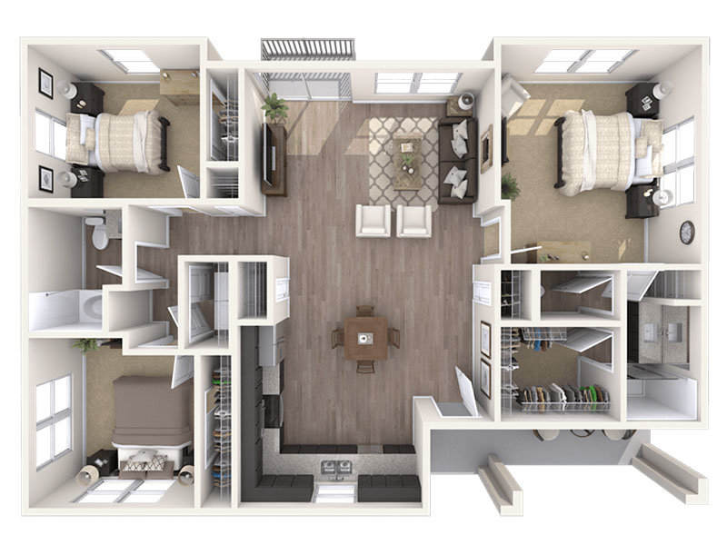 C Floorplan at Hampton East