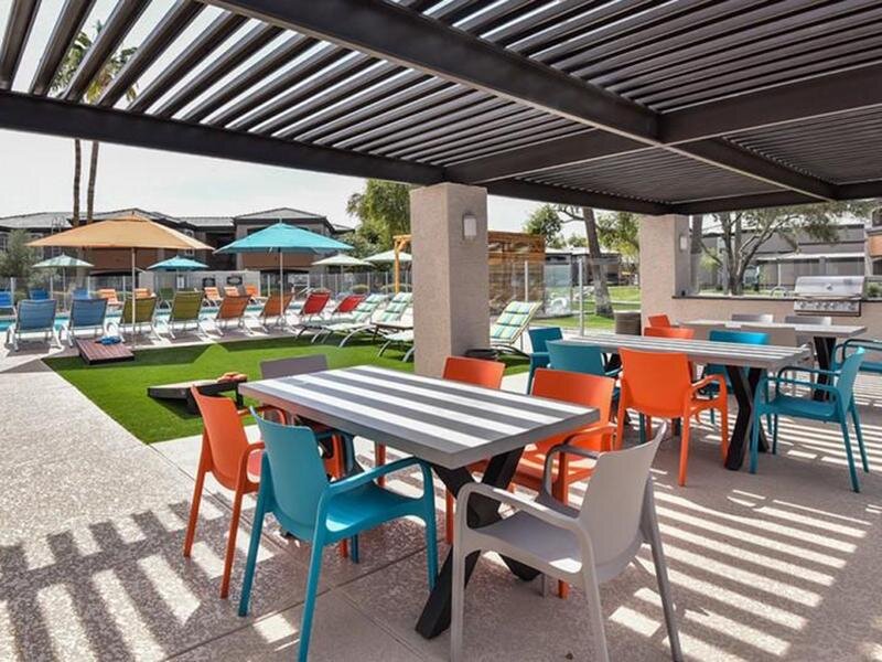 Outdoor Seating | Luxe at Ocotillo Apartments in Chandler, AZ