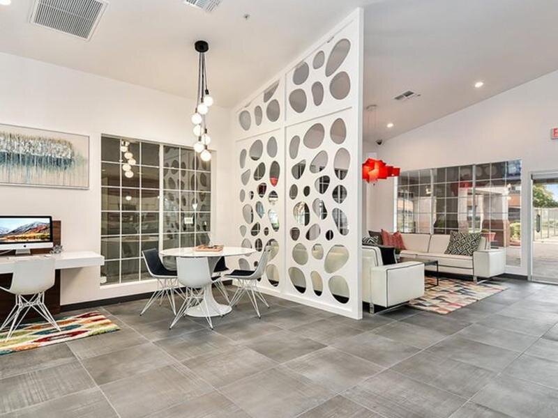 Clubhouse Lounge | Luxe at Ocotillo Apartments in Chandler, AZ