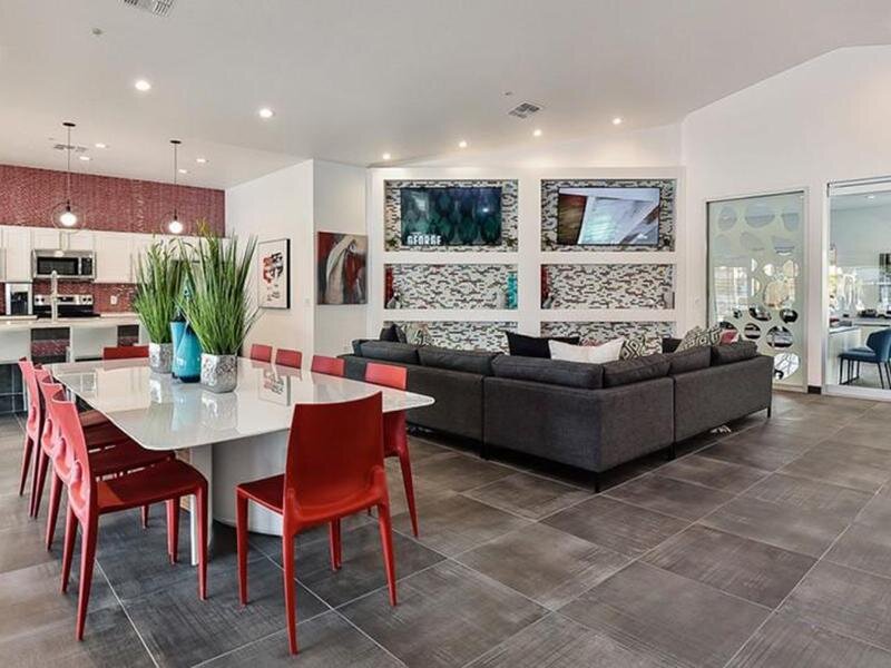 Clubhouse Lobby | Luxe at Ocotillo Apartments in Chandler, AZ