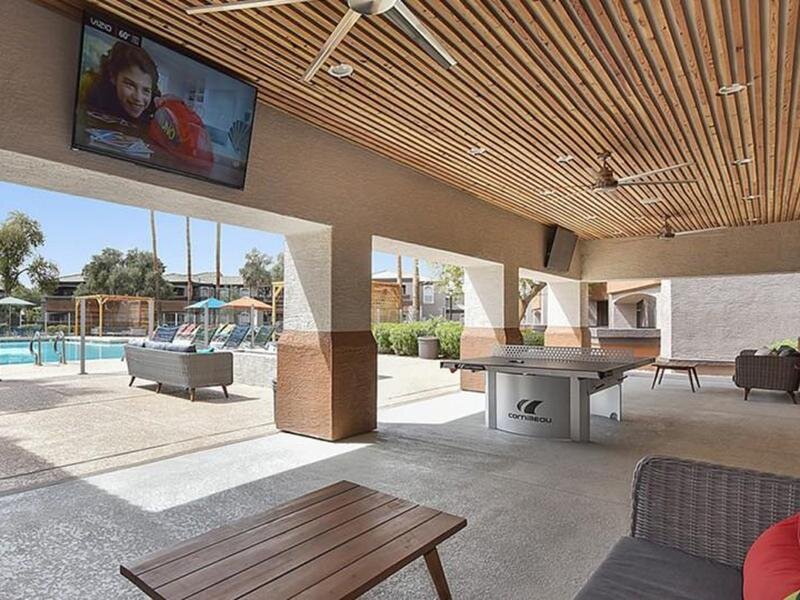 Outdoor Lounge | Luxe at Ocotillo Apartments in Chandler, AZ