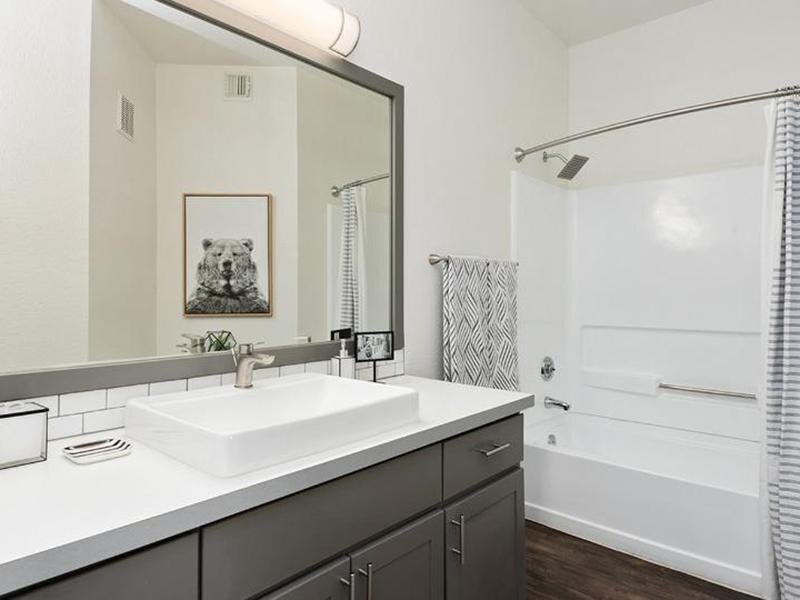 Bathroom | Luxe at Ocotillo Apartments in Chandler, AZ