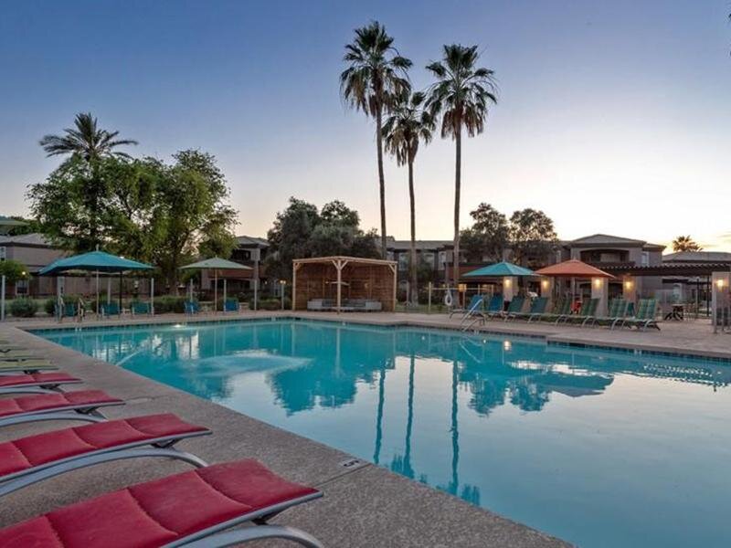 Poolside View | Luxe at Ocotillo Apartments in Chandler, AZ