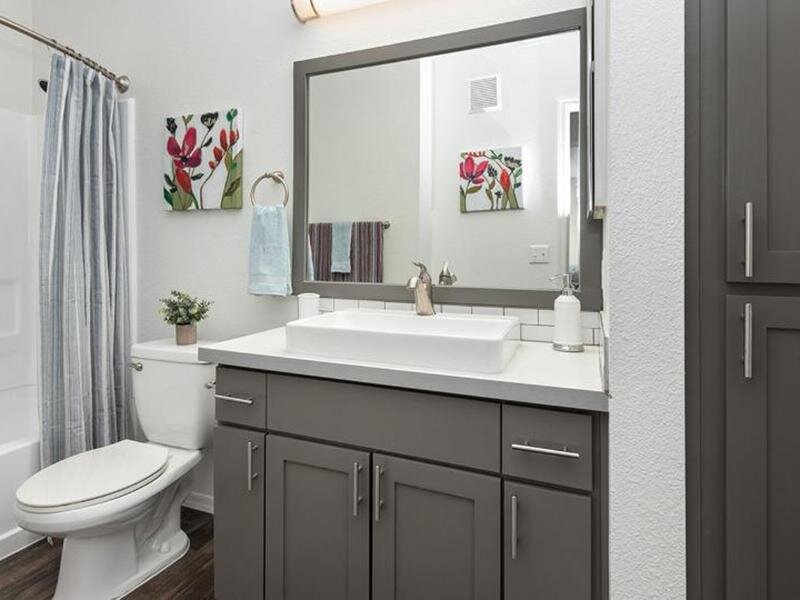Bathroom Sink | Luxe at Ocotillo Apartments in Chandler, AZ