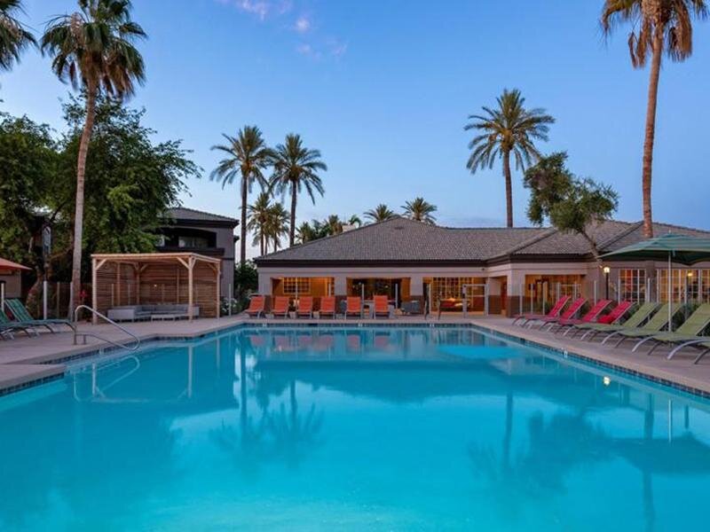 Shimmering Pool | Luxe at Ocotillo Apartments in Chandler, AZ