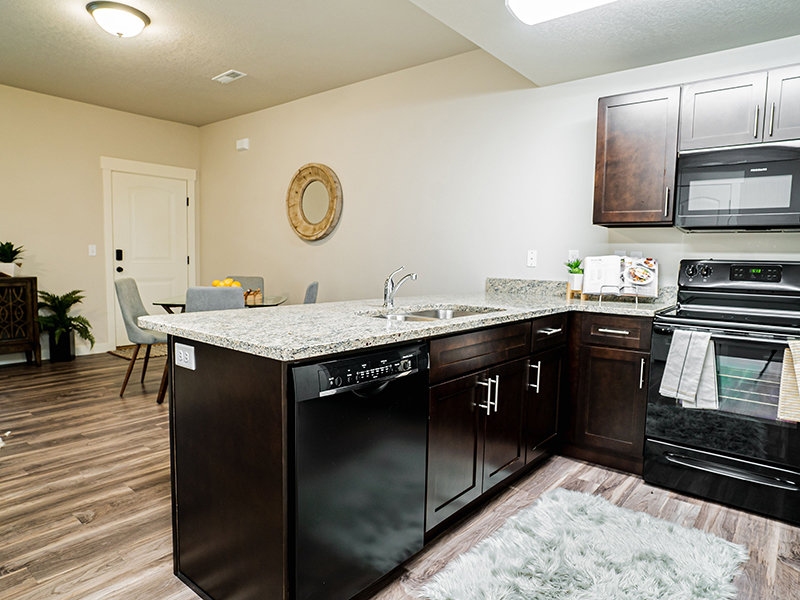 Fully Equipped Kitchen | The Ranches Townhomes