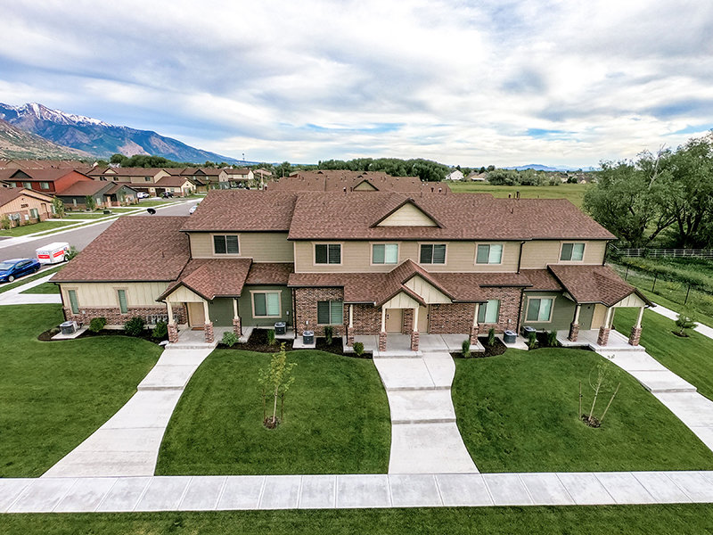 Aerial View of Townhomes | The Ranches Townhomes
