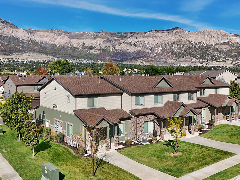 Townhome Exterior | The Ranches Townhomes in North Ogden, UT