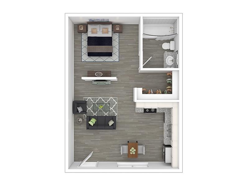 La Casita Floor Plan at Dakota Canyon Apartments