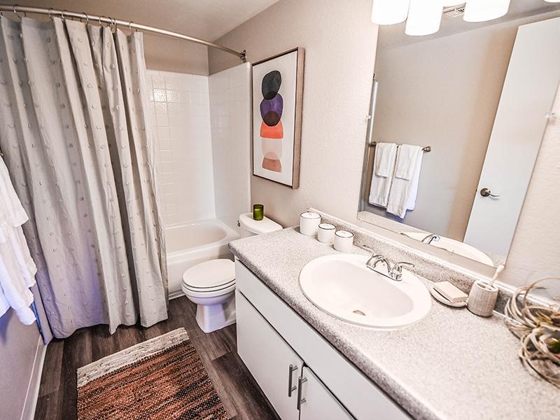 Bathroom | Dakota Canyon Apartments in Santa Fe NM