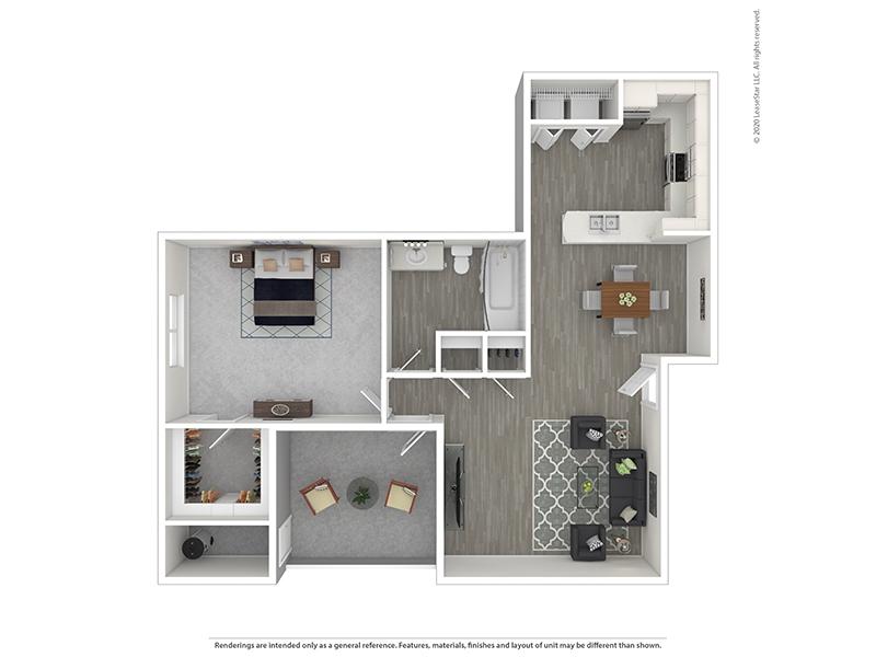 The Roma Floor Plan at Allegro at Tanoan Apartments