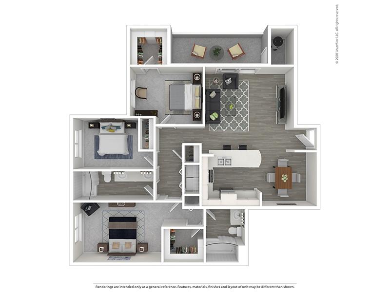 The Villa floor plan