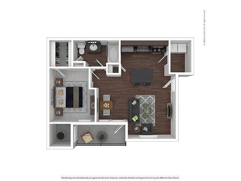 1X1-712-Upgraded Floorplan at La Ventana