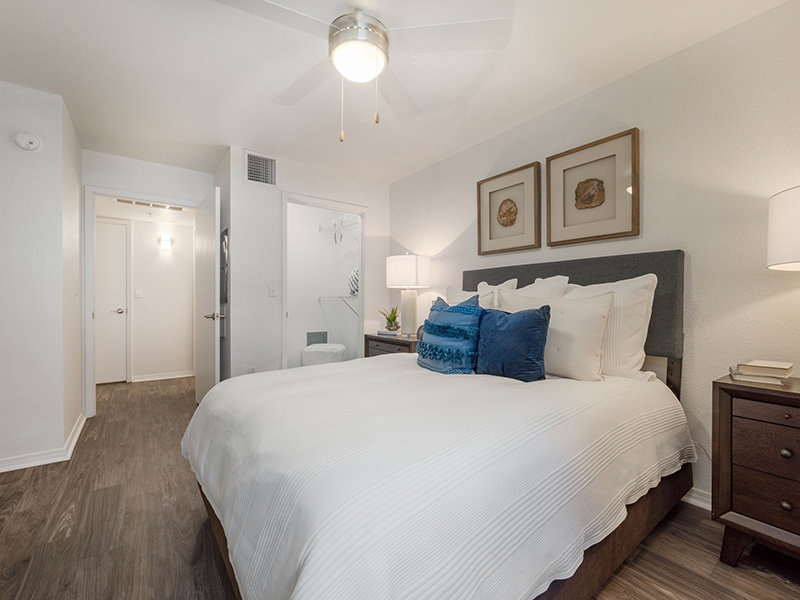 Ceiling Fan in Bedroom | La Ventana Apartments in Albuquerque, NM