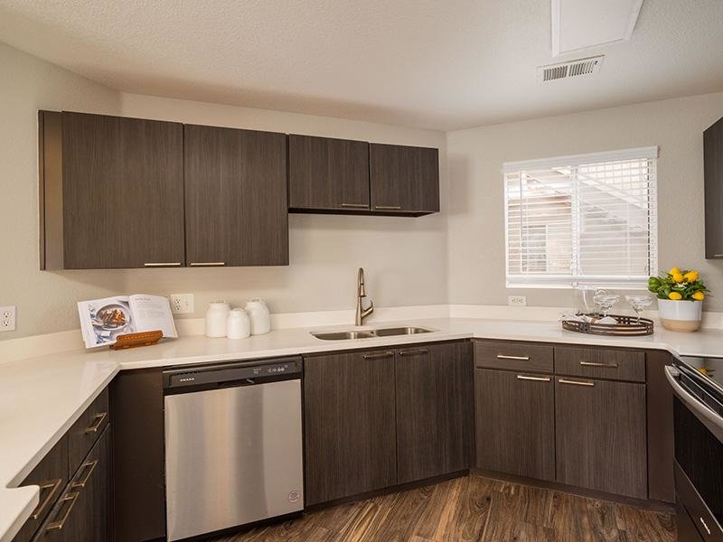 Kitchen with Stainless Steel Appliances | Broadstone Heights Apartments in Albuquerque, NM