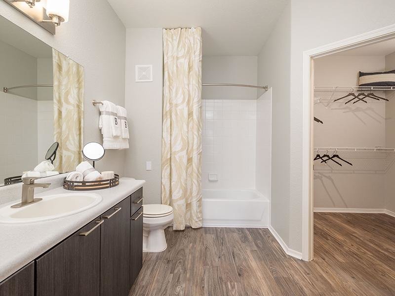 Closet in Bathroom | Broadstone Heights Apartments in Albuquerque, NM