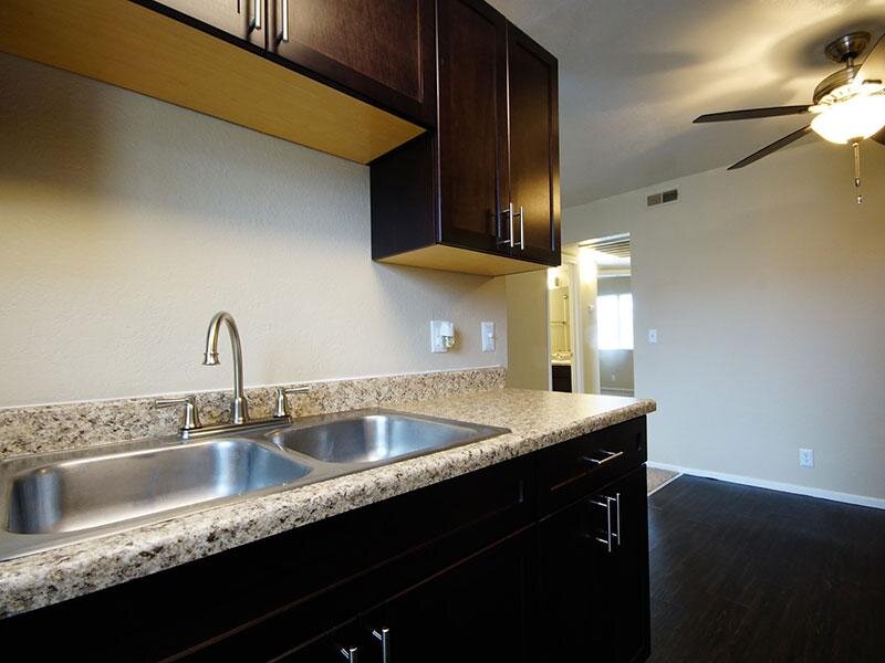 Kitchen Sink and Cabinets