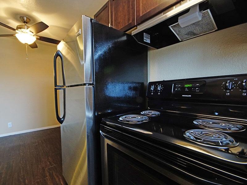 Stovetop and Fridge