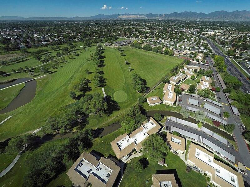 Aerial View of Adjacent Golf Course