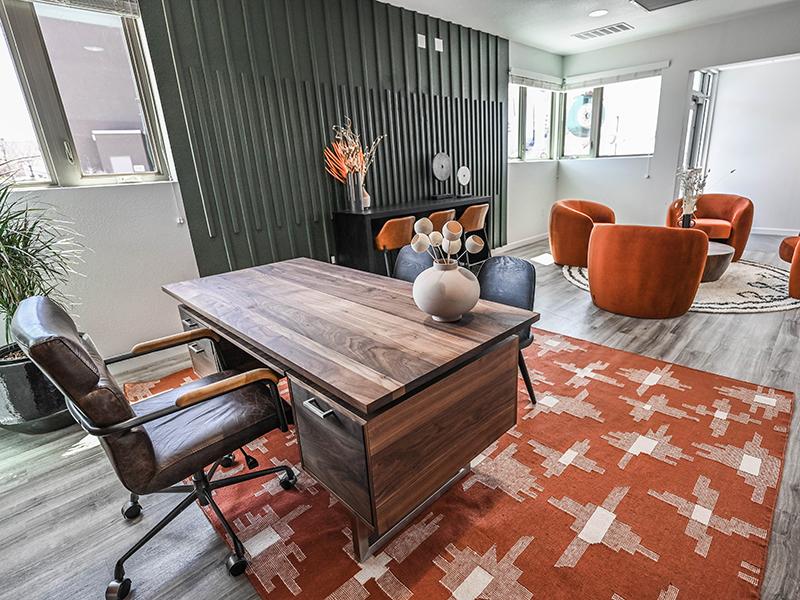 Leasing Office Desk | Camino Real Apartments in Santa Fe, NM