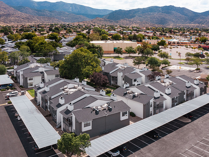 Aerial View | Northpointe Village Apartments in Albuquerque, NM