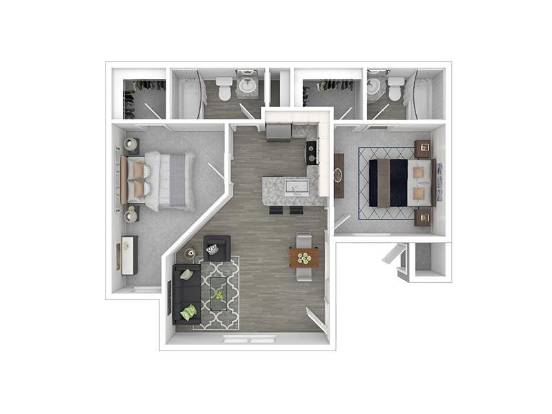 2x2 floor plan