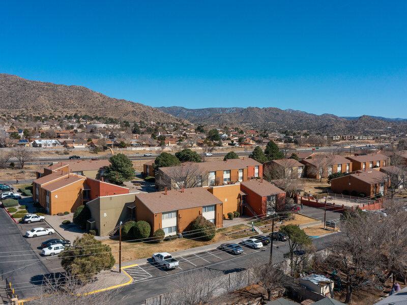 Aerial View | Copper Ridge Apartments in Albuquerque, NM
