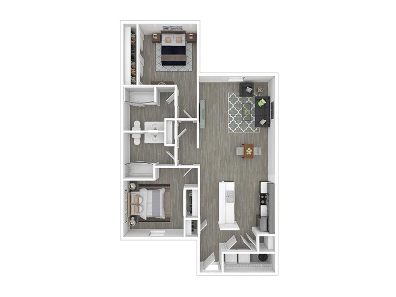 2x2-935-Full Renovation Floorplan